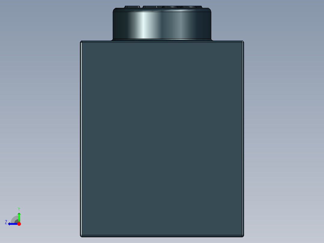 乐高套装 4421基本积木-300826 Black Brick 1 x 8.STEP右视图