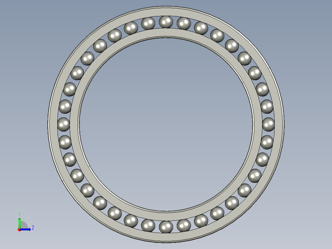 深沟球轴承61938左视图
