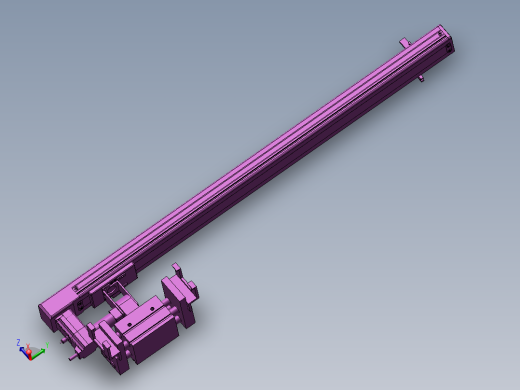 两自由度机械夹手三维