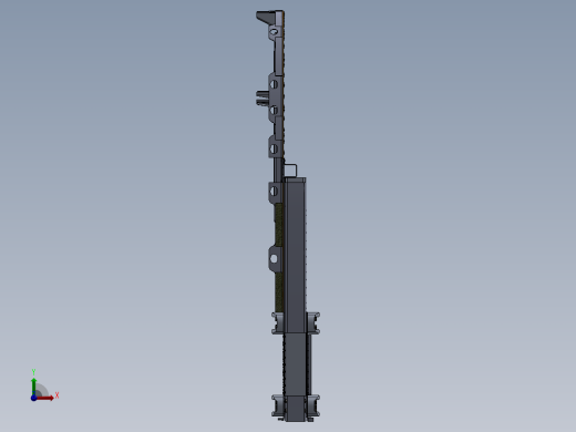 机翼翼梁的主要连接点前视缩略图