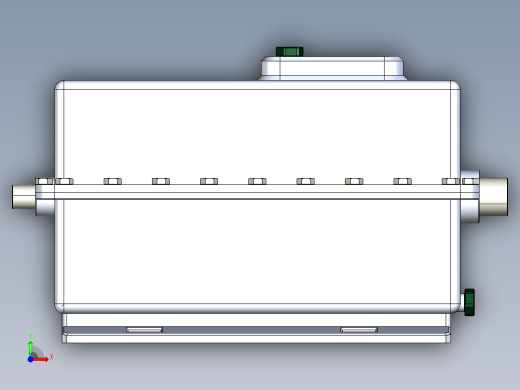 橡胶混合应用的齿轮箱前视缩略图