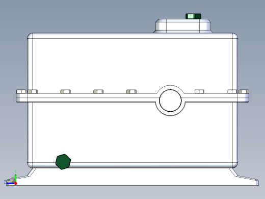 橡胶混合应用的齿轮箱右视缩略图