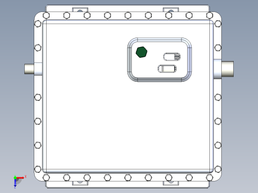 橡胶混合应用的齿轮箱俯视缩略图