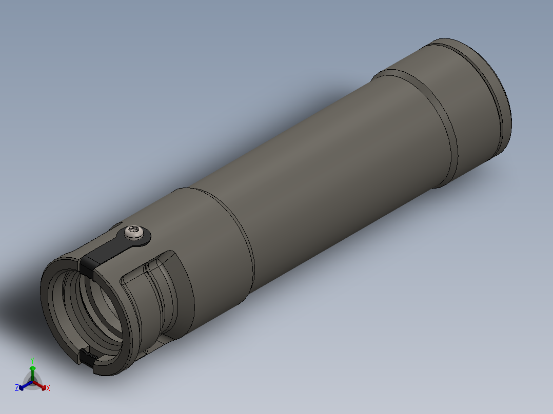 消音器14正等轴测图