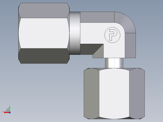 卡套式工业通用硬管接头EO_Standpipe_elbow_EVW06SCF后视缩略图