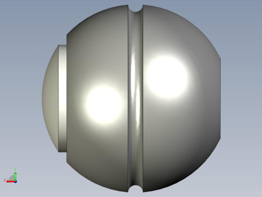 透明中心蓋把手(壓入式)SH.N-3D多系列多零件图纸模型后视缩略图