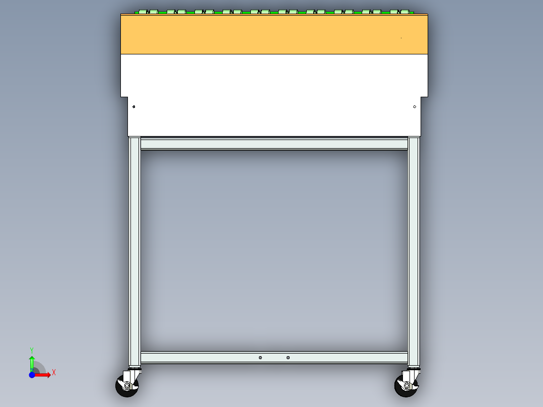 E491 斜轮分拣机前视图