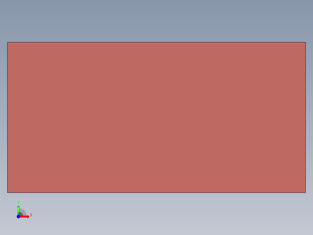 电脑桌3D模型前视图