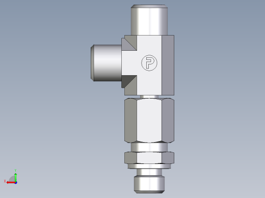 卡套式工业通用硬管接头EO_Assembled_adjustable_standpipe_run_tee_EVL06LMOMD71后视缩略图