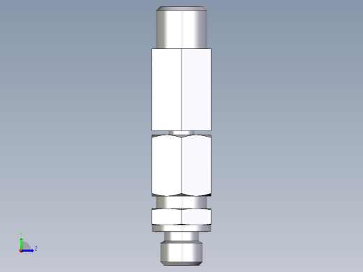 卡套式工业通用硬管接头EO_Assembled_adjustable_standpipe_run_tee_EVL06LMOMD71左视缩略图