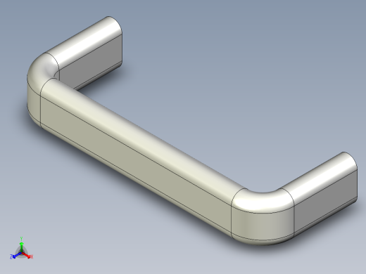 取手(不銹鋼)1098-3D多系列多零件图纸模型