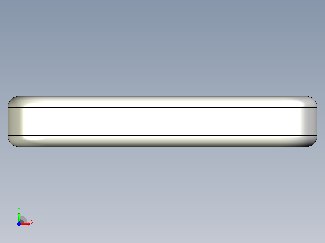 取手(不銹鋼)1098-3D多系列多零件图纸模型前视图