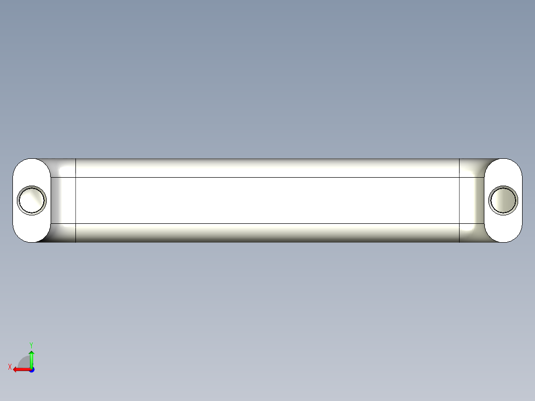 取手(不銹鋼)1098-3D多系列多零件图纸模型后视图