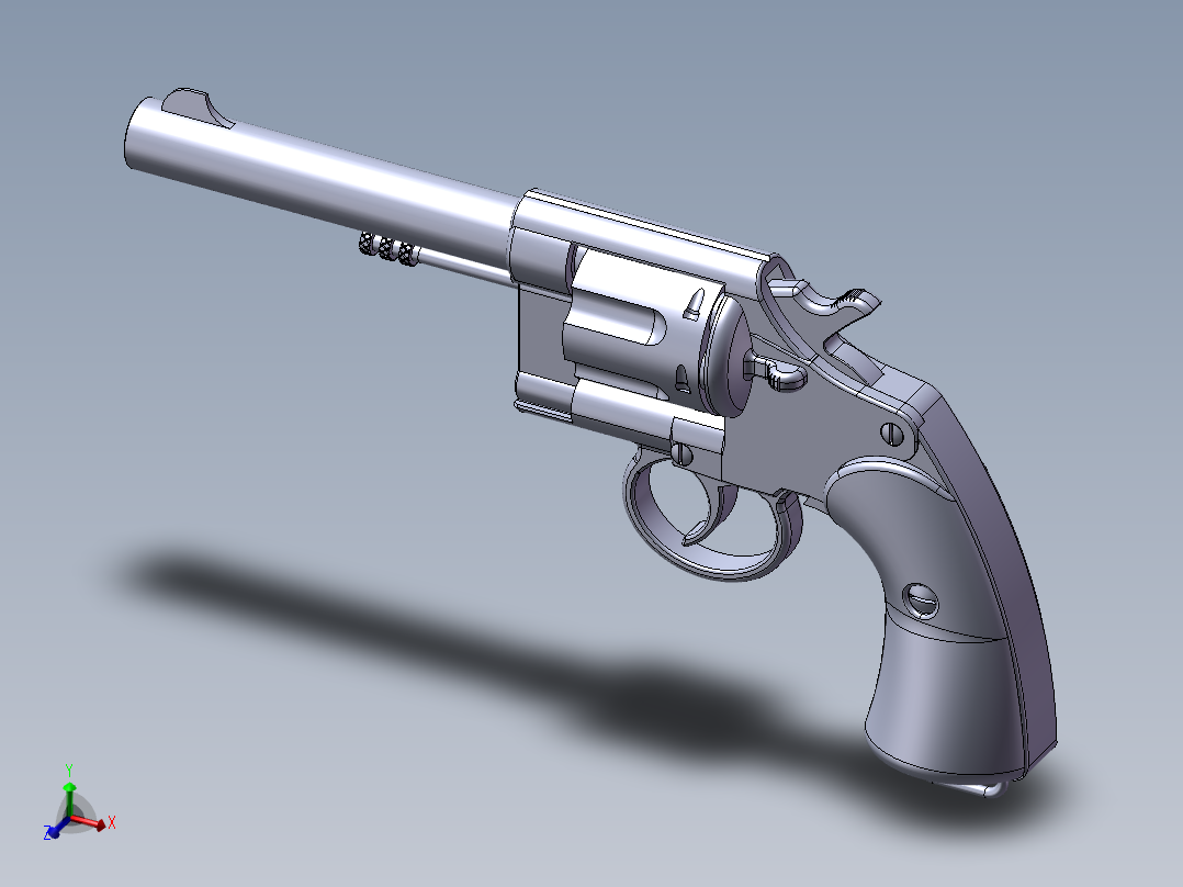 柯尔特M1909左轮手枪（CAL.45口径）主视图