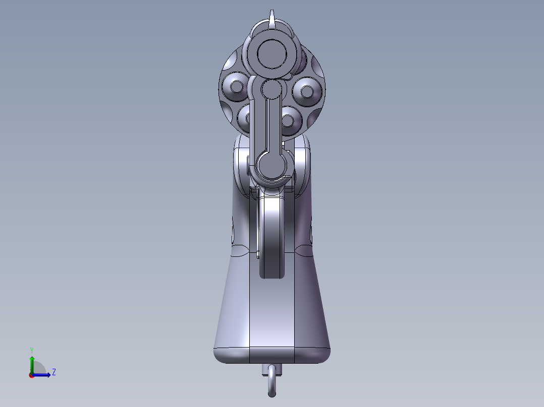 柯尔特M1909左轮手枪（CAL.45口径）左视图