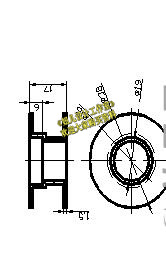 线圈骨架塑料成型工艺及模具设计（φ38）【一模两件】缩略图