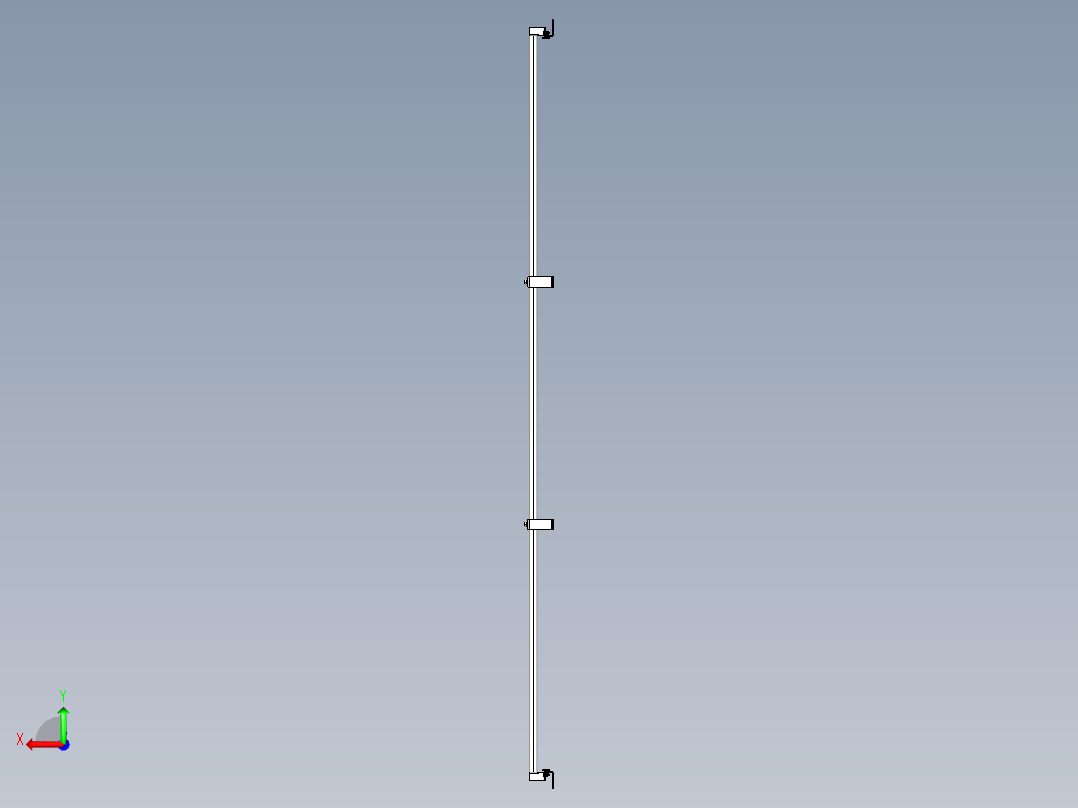 基恩士SL-JB175_side-mount_kc图纸模型后视图