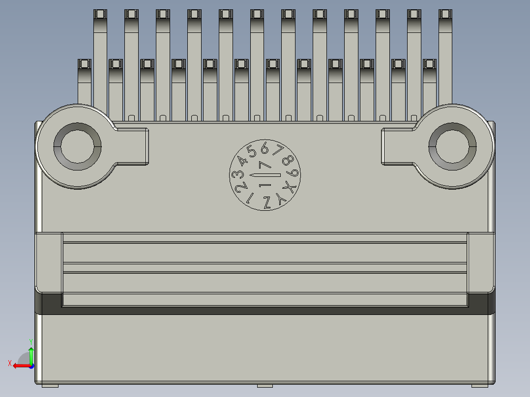 连接器AAUS01AP2-024K027后视图