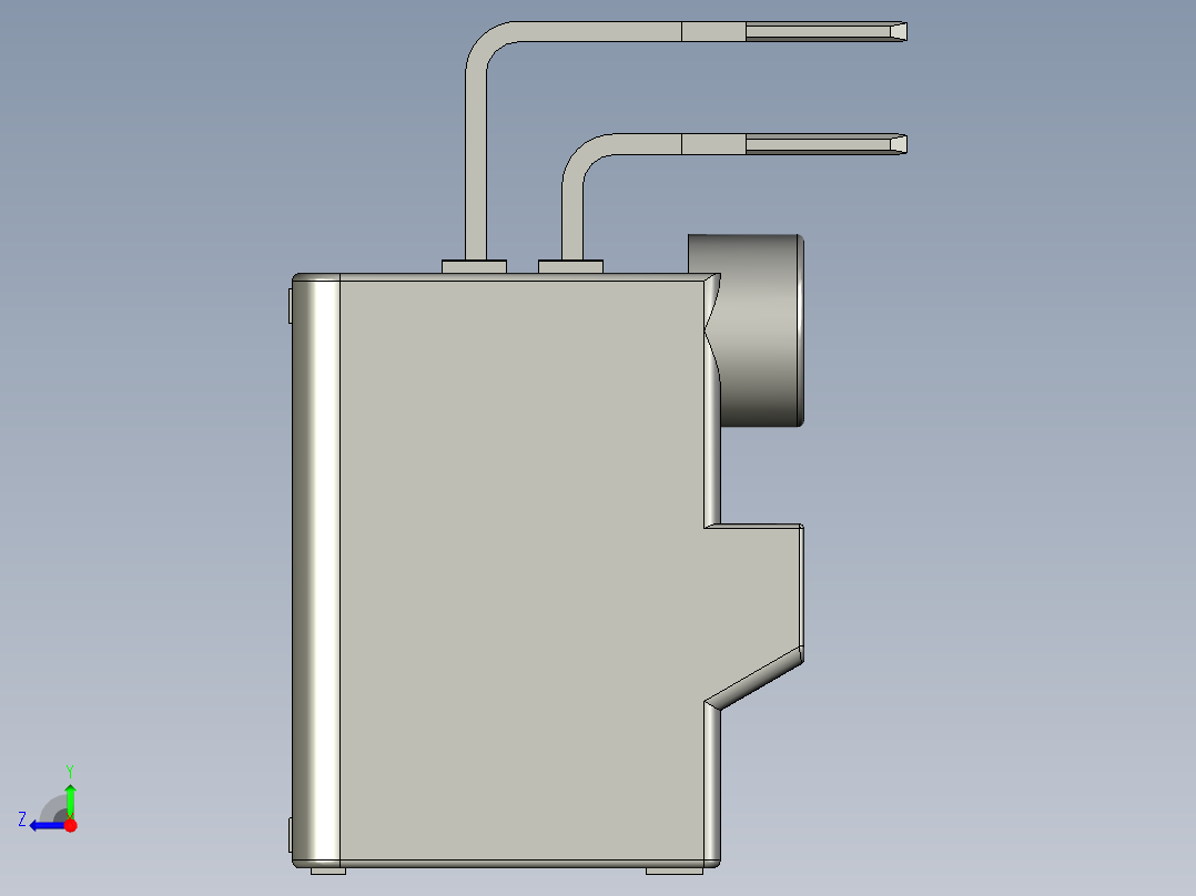 连接器AAUS01AP2-024K027右视图