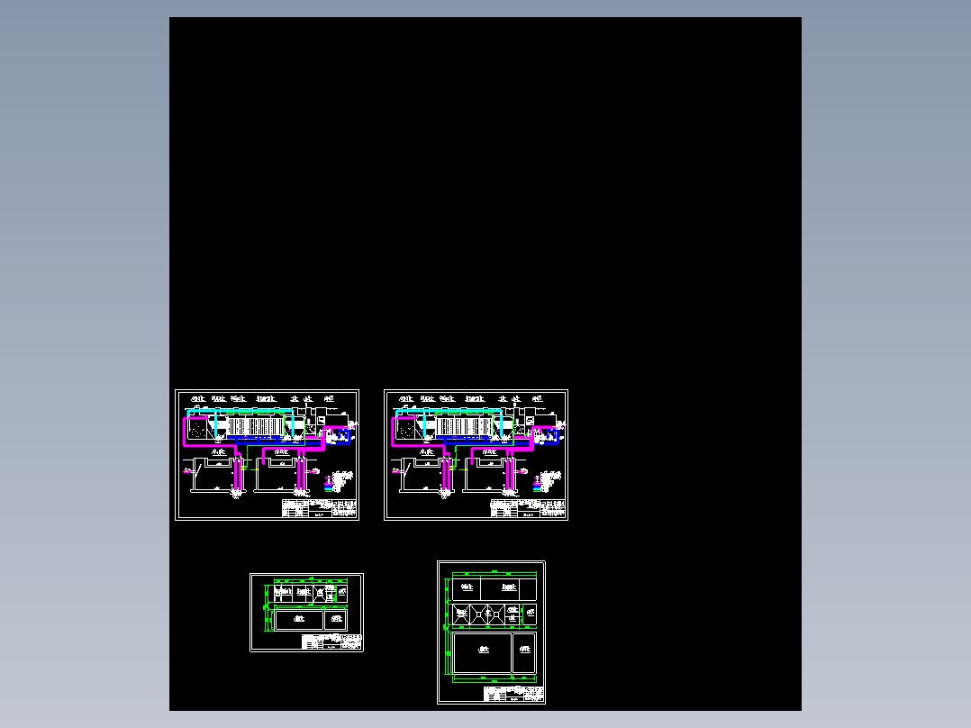 5t_h及15t_h一体化污水设备平面布置及流程图