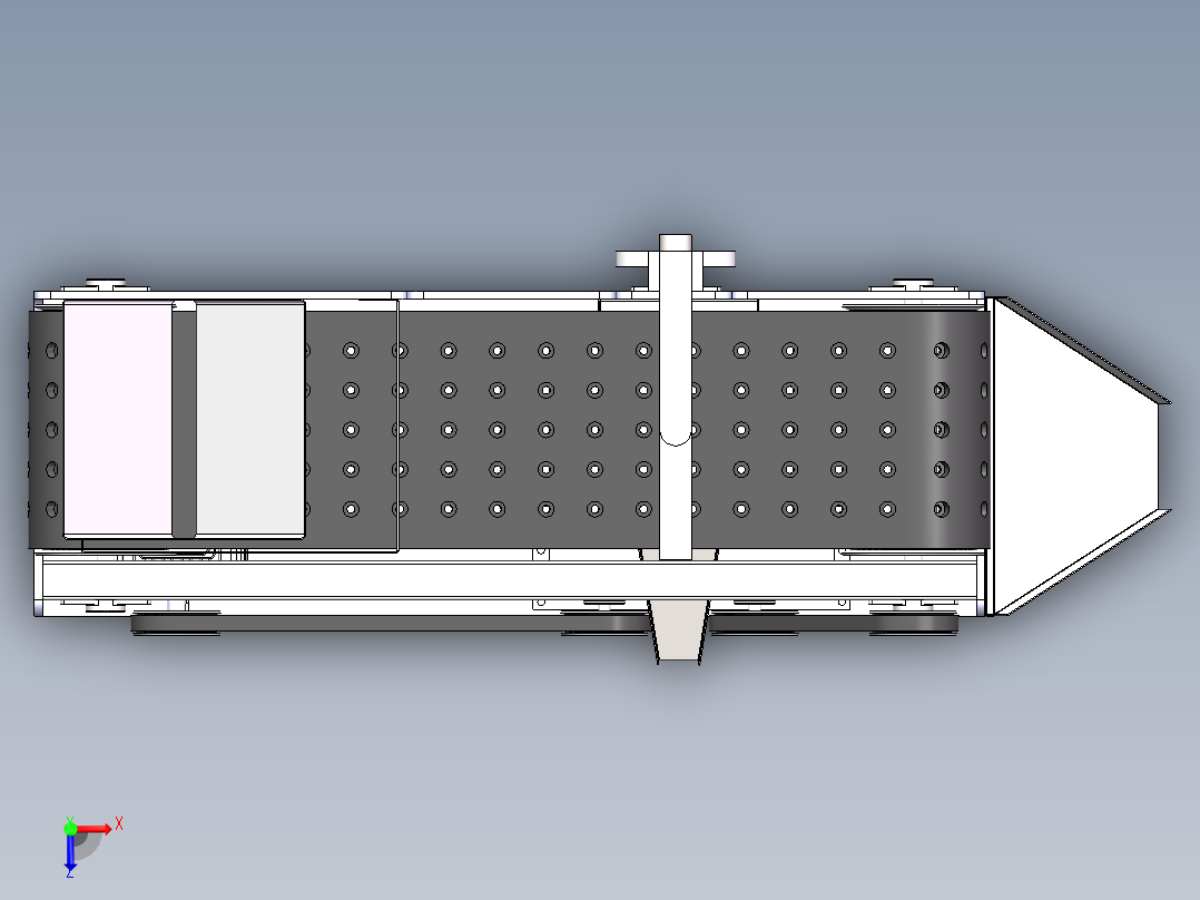 山楂去核机3D 装配图 零件图 说明书俯视图