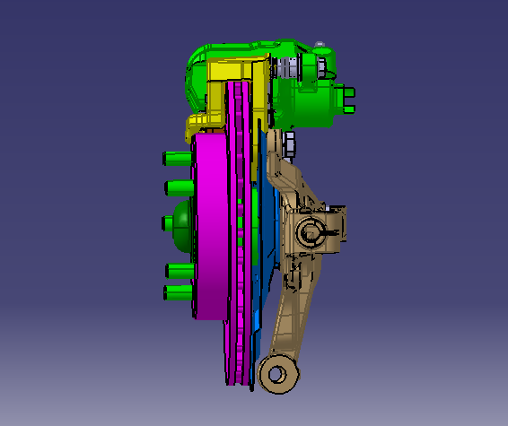 浮动钳盘式制动器