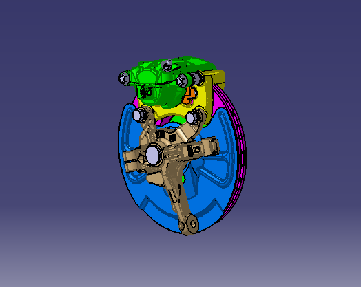 浮动钳盘式制动器