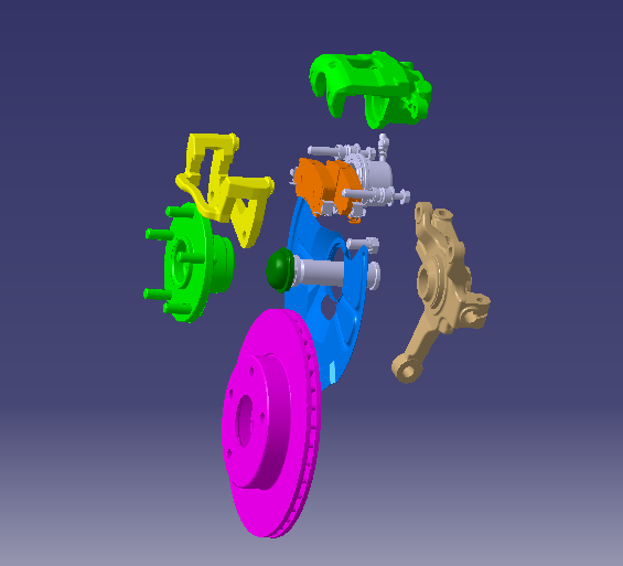 浮动钳盘式制动器