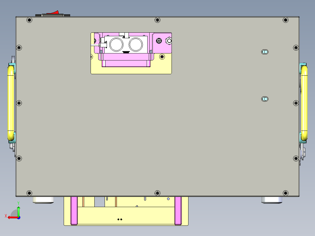 CT测试设备后视图