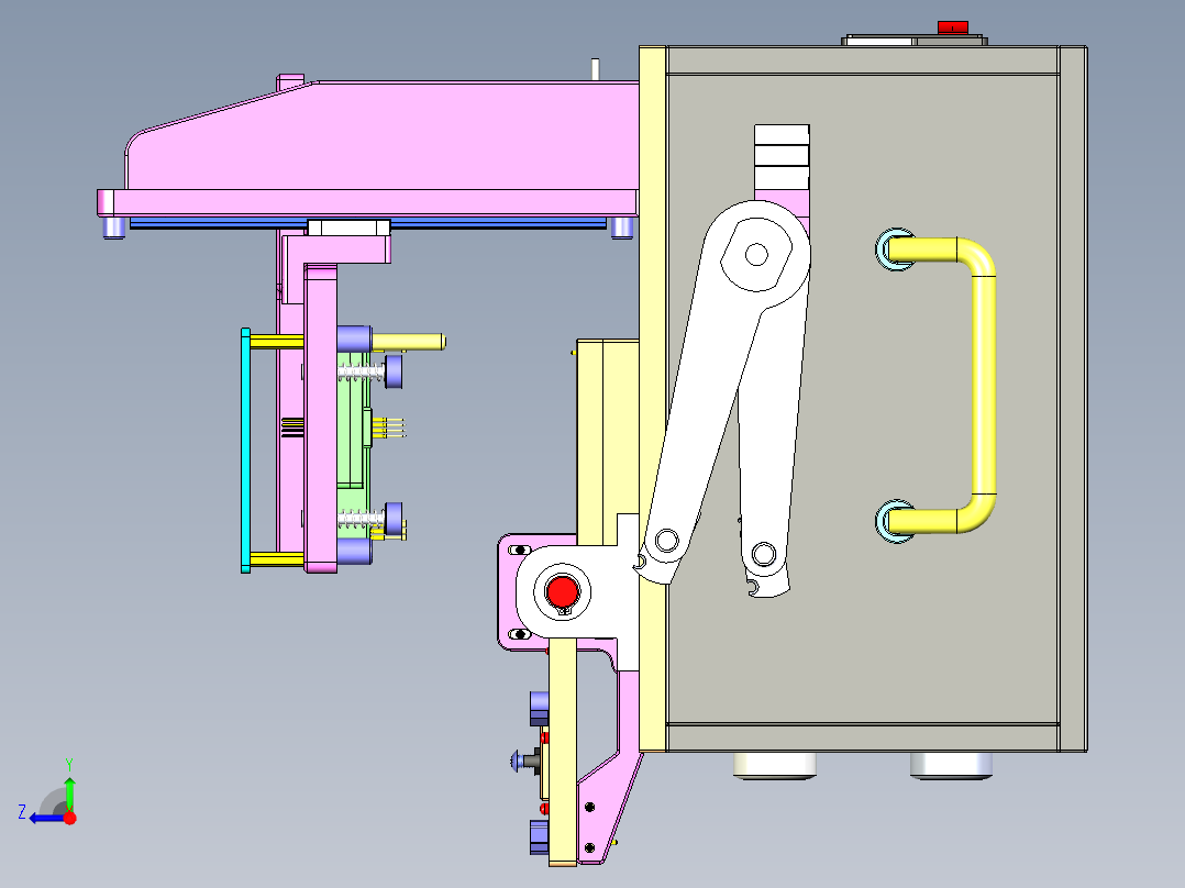 CT测试设备右视图