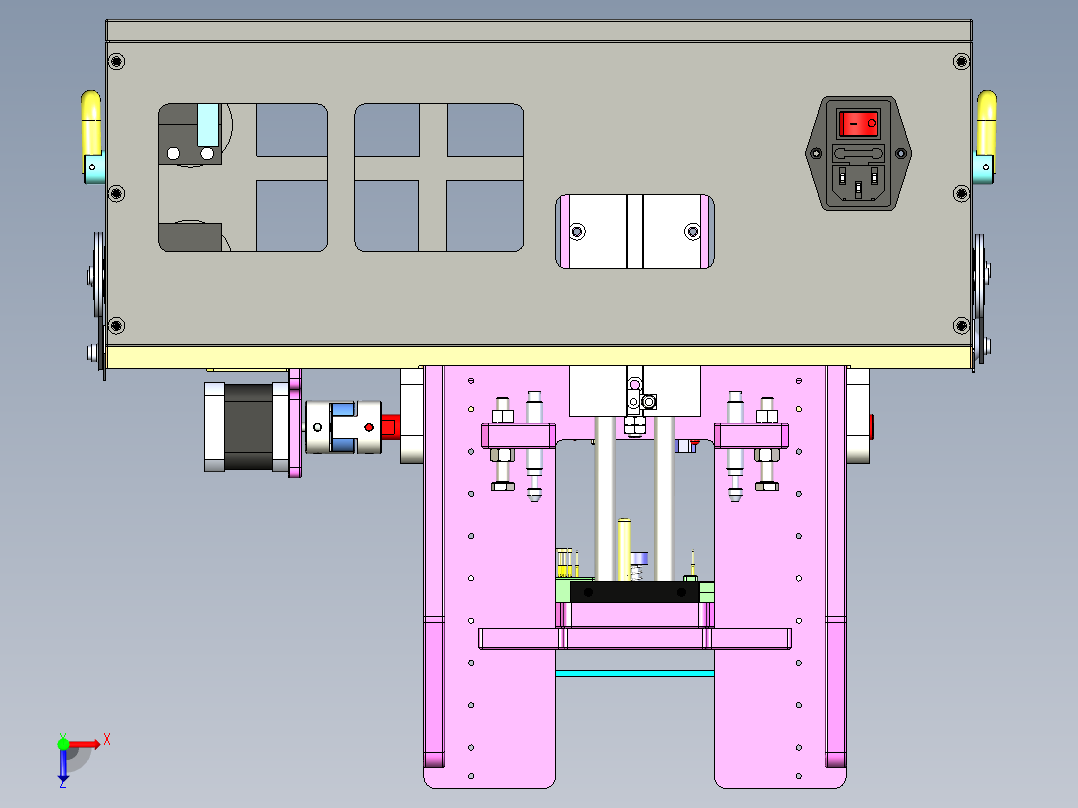 CT测试设备俯视图