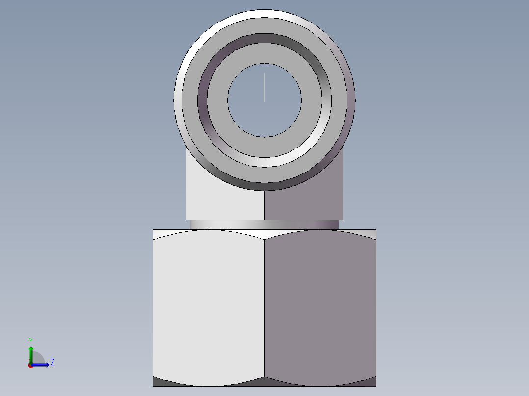 BC+BD 三通组合接头、BD-22左视图