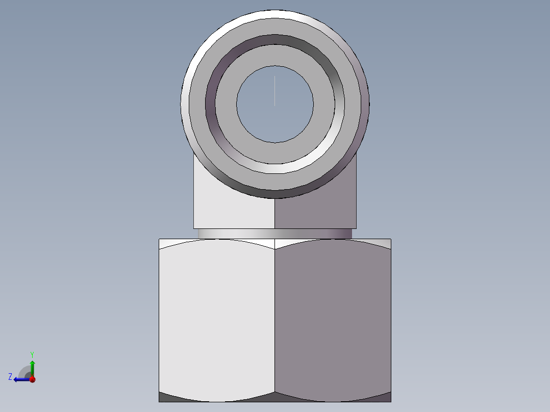 BC+BD 三通组合接头、BD-22右视图