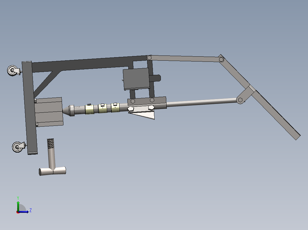 A3003286-迷你注塑机左视图