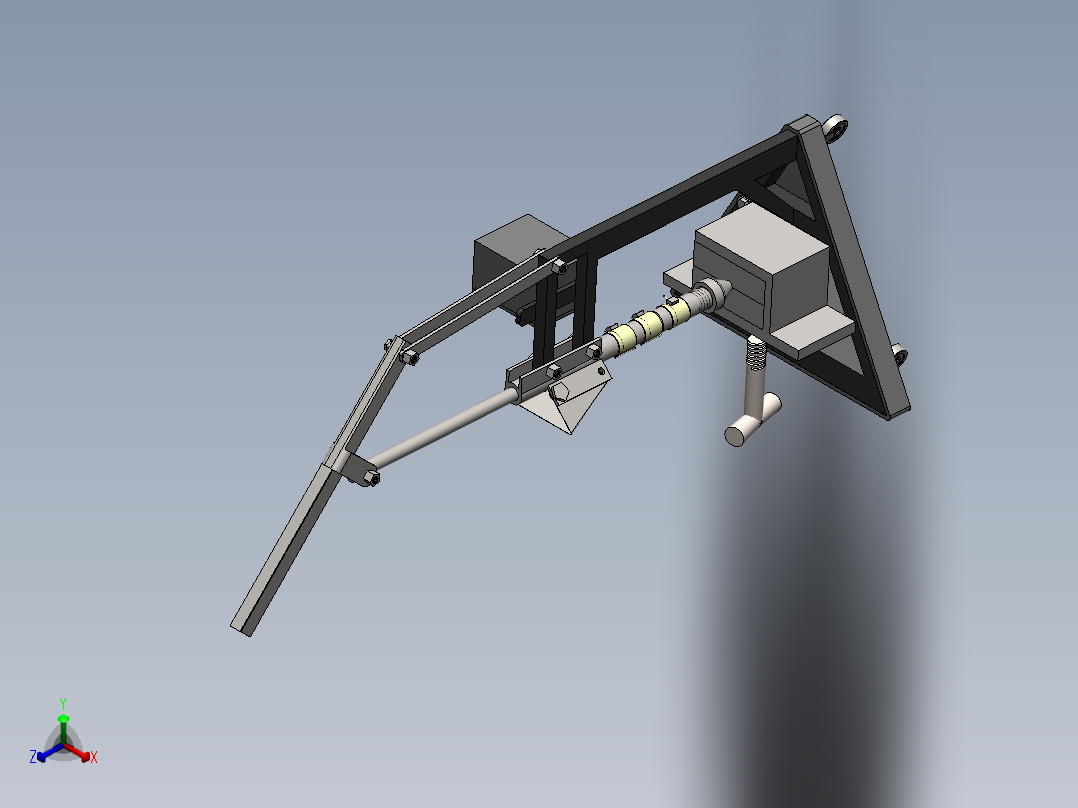 A3003286-迷你注塑机正等轴测图