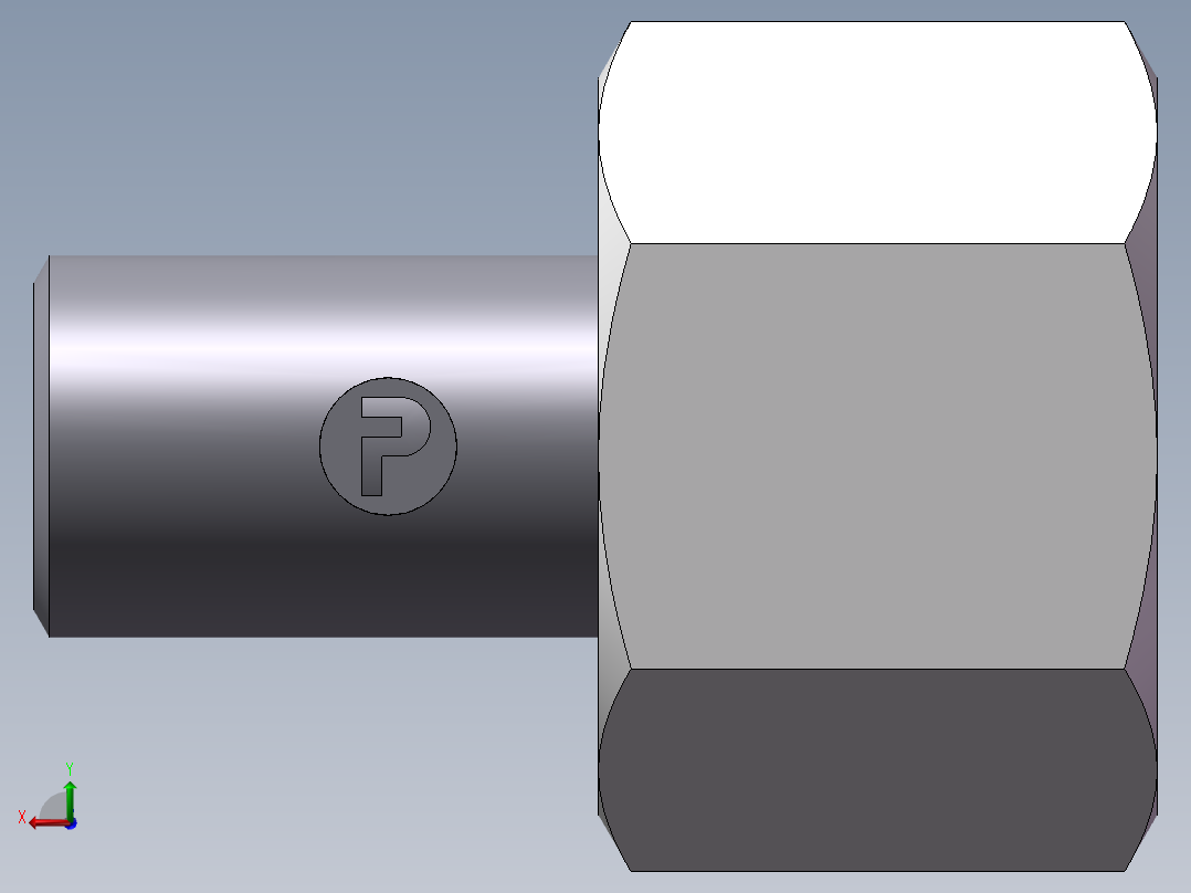 90度焊接接头、2WD-14X2.0非标后视图