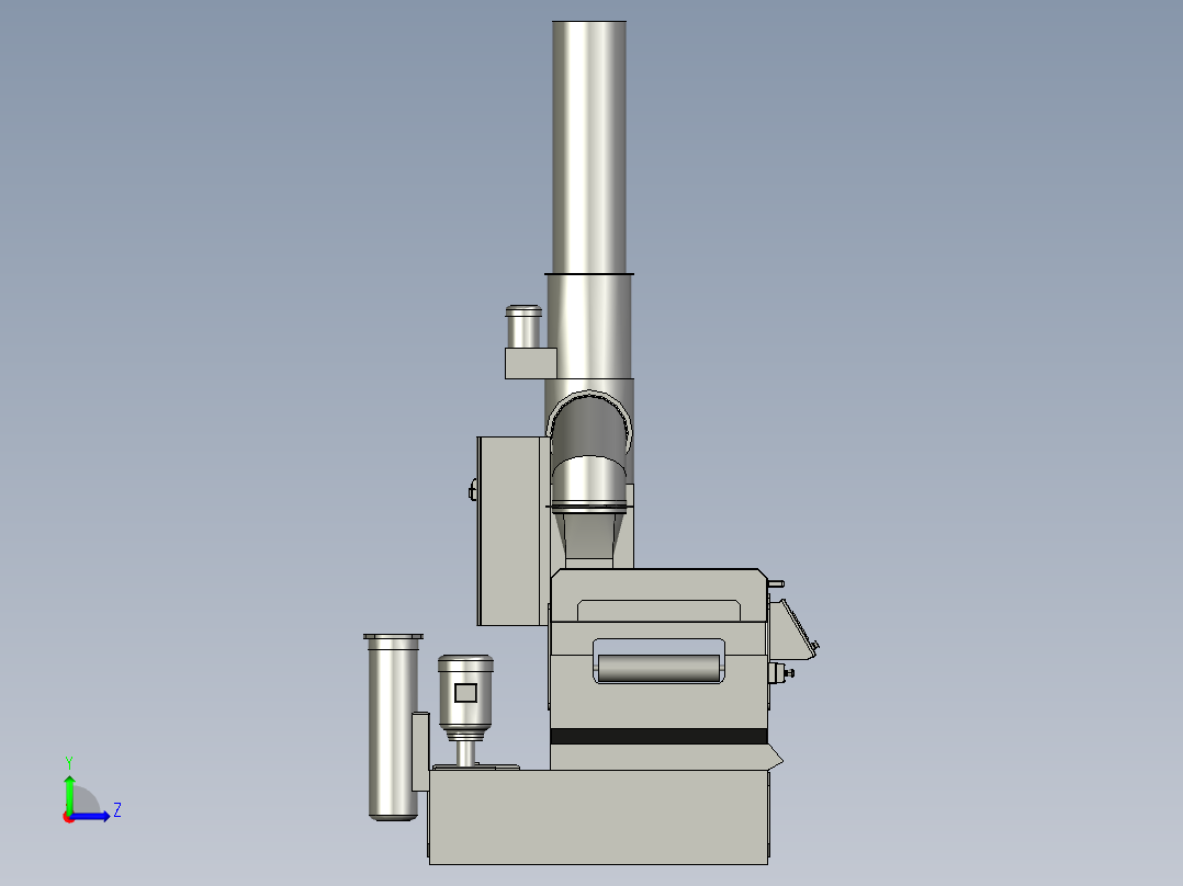 A2004019-工业零件清洗机左视图