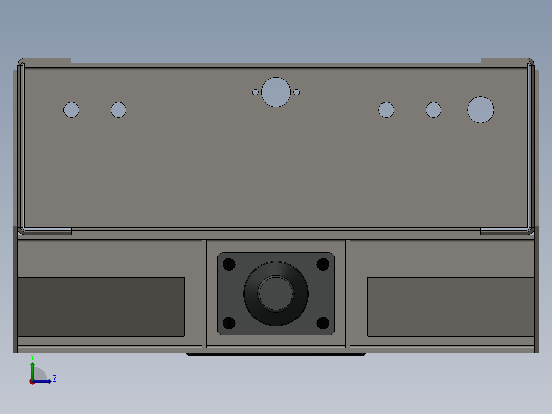 拖车设备左视图