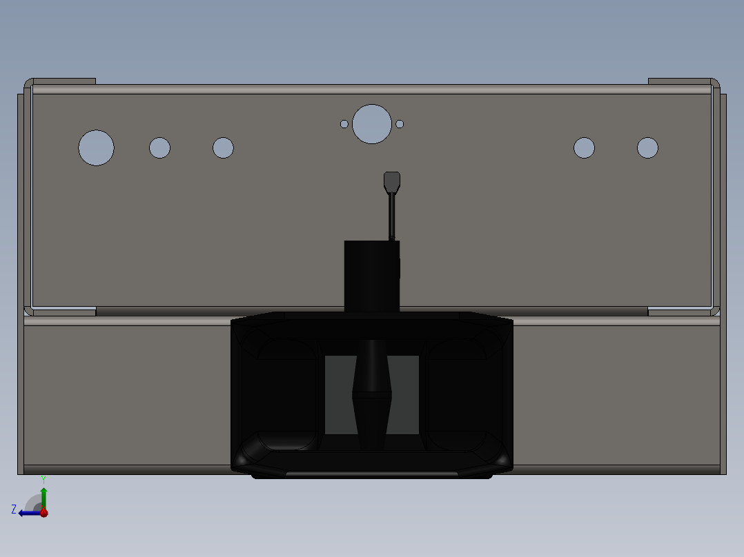拖车设备右视图
