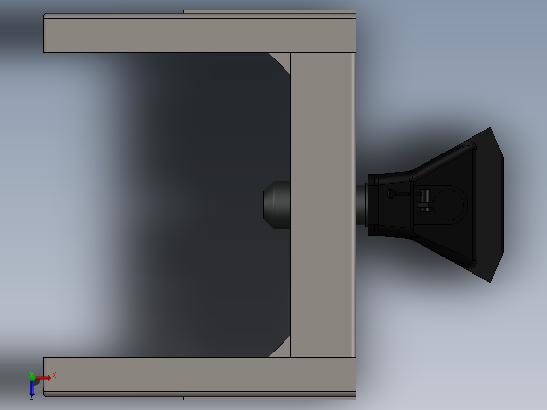 拖车设备俯视图