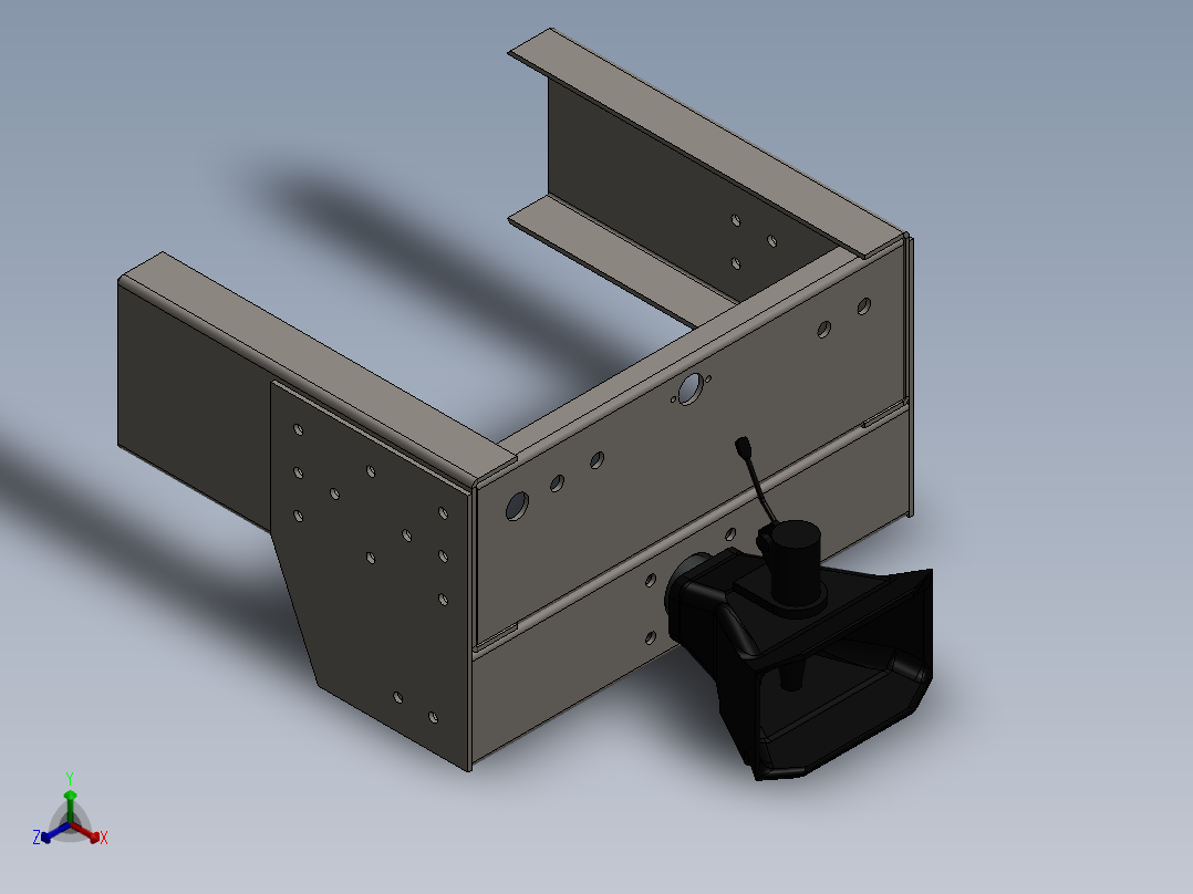 拖车设备正等轴测图