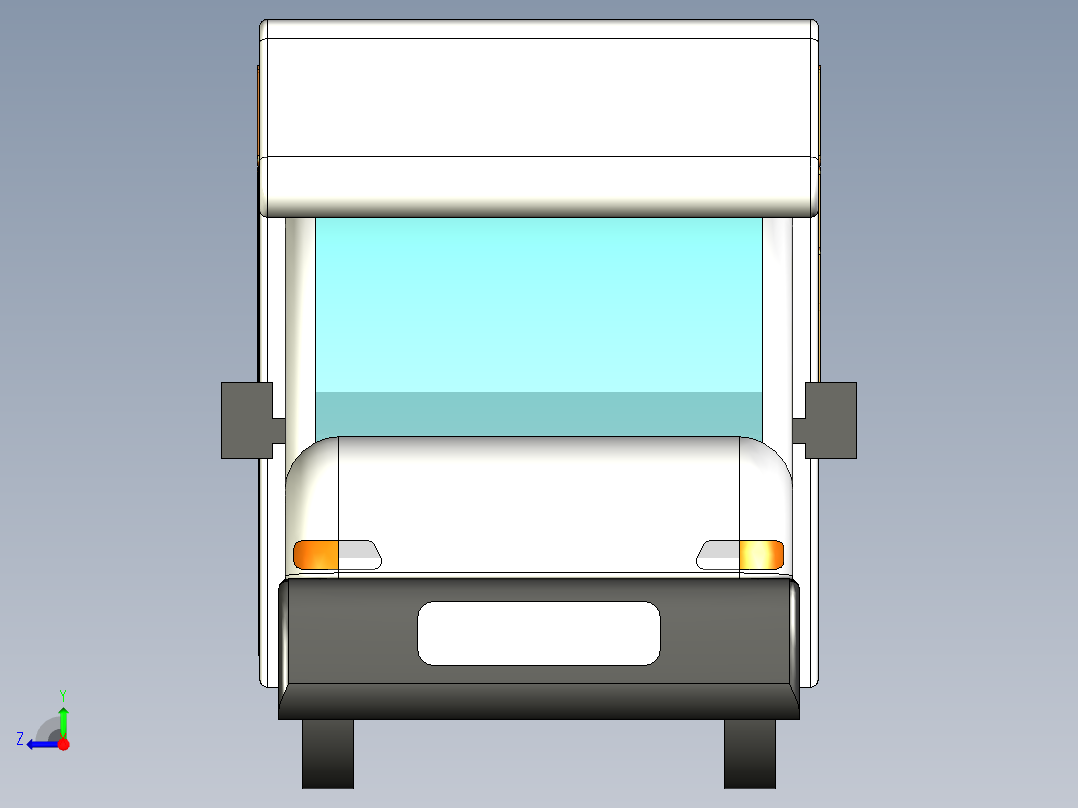 B3003582-迷你货车房车右视图