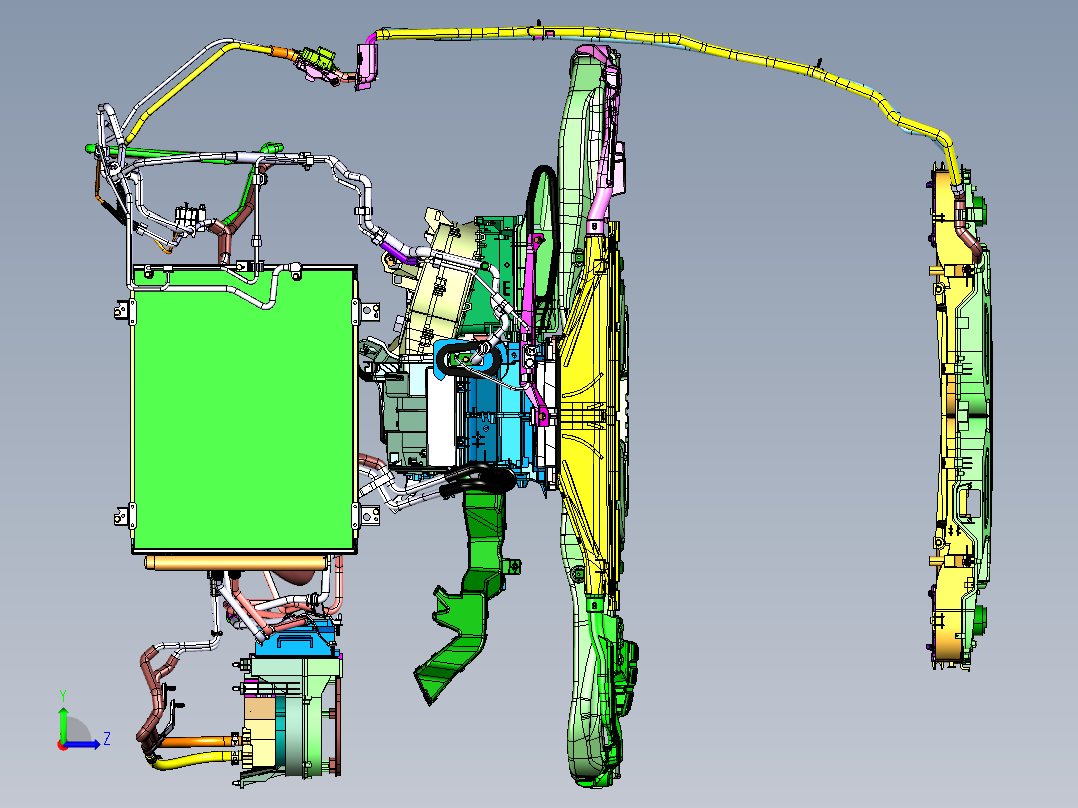 丰田 HIACE - 整车模组左视图