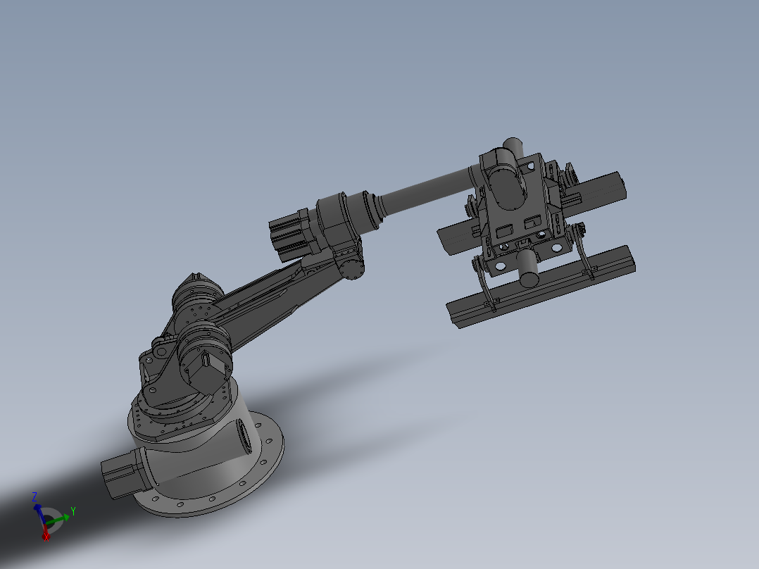 物料搬运机器人结构设计六轴机械手【含三维】xin