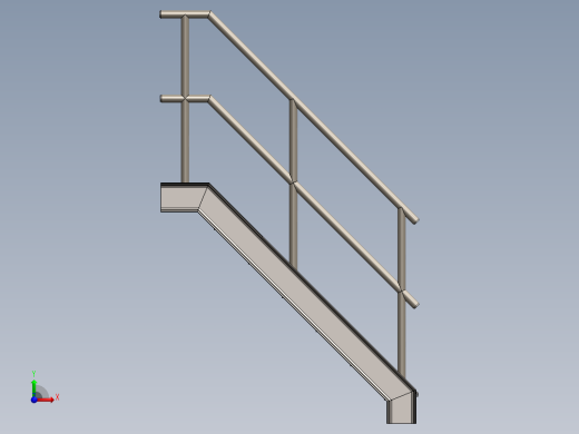 钢楼梯焊接件前视缩略图
