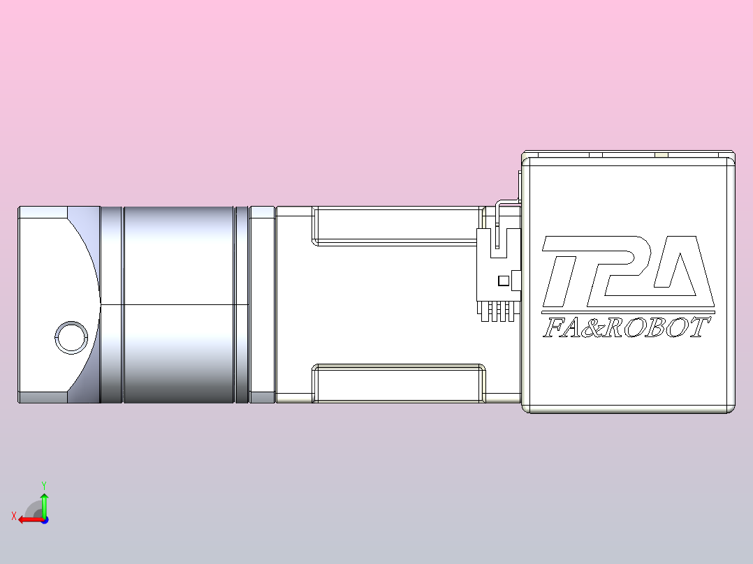 带式直线轴半闭式TPA-ONB-60-140-L3050-DR-J60-N3后视图