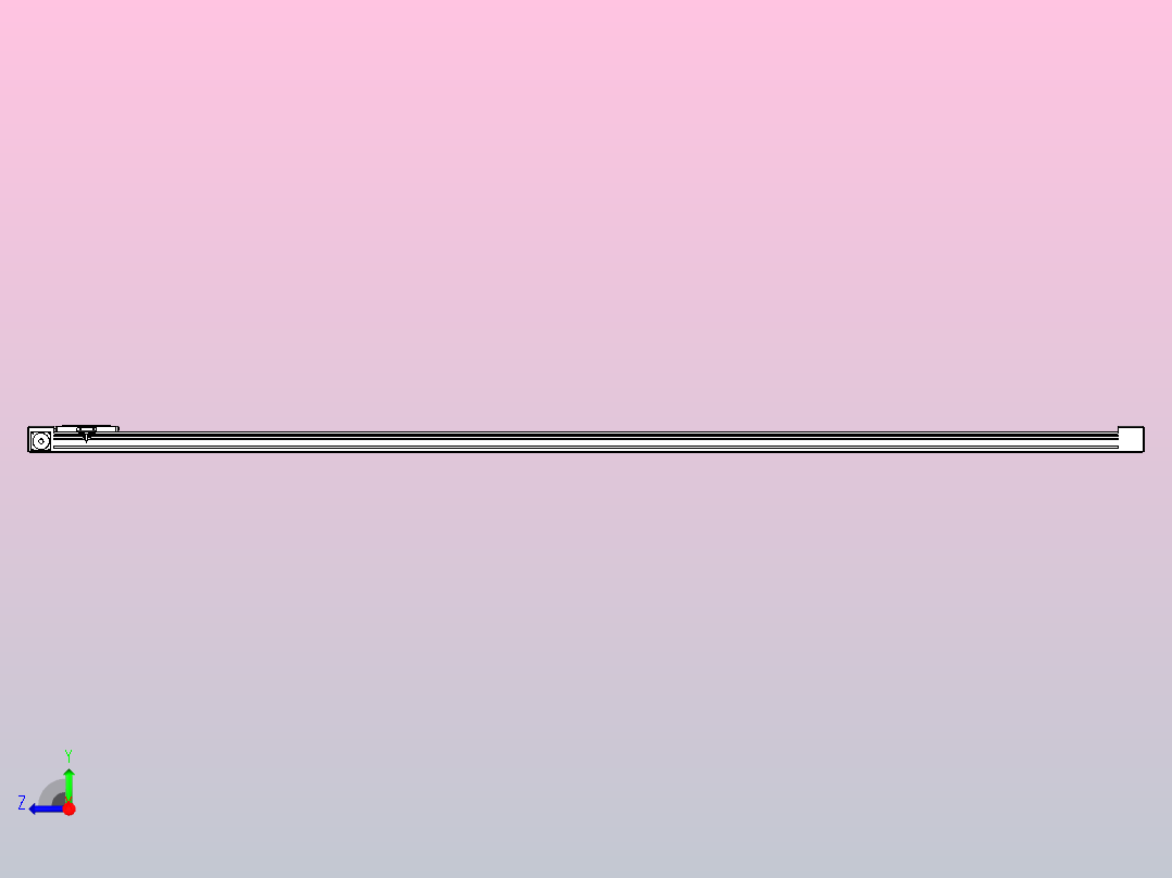 带式直线轴半闭式TPA-ONB-60-140-L3050-DR-J60-N3右视图