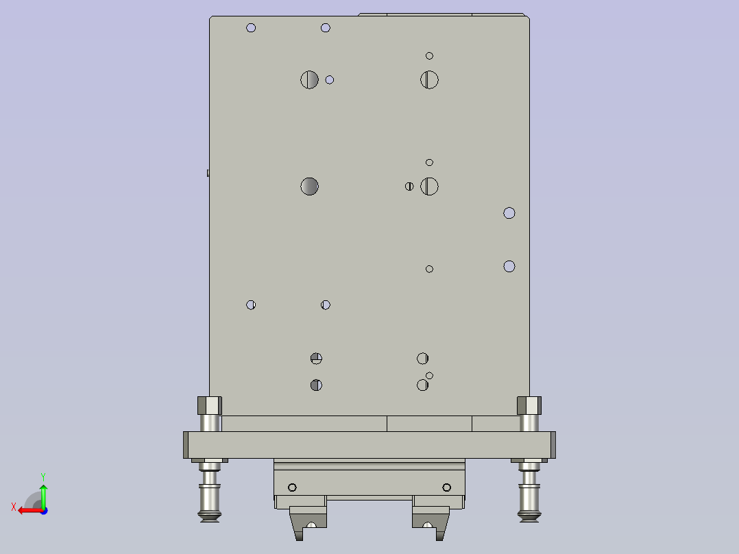 G_吊挂直交取料模块后视图