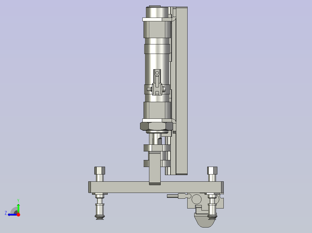 G_吊挂直交取料模块右视图