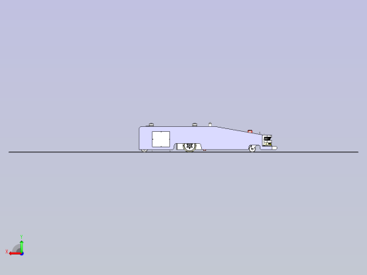 潜伏式磁导航AGV模型3D图纸后视缩略图